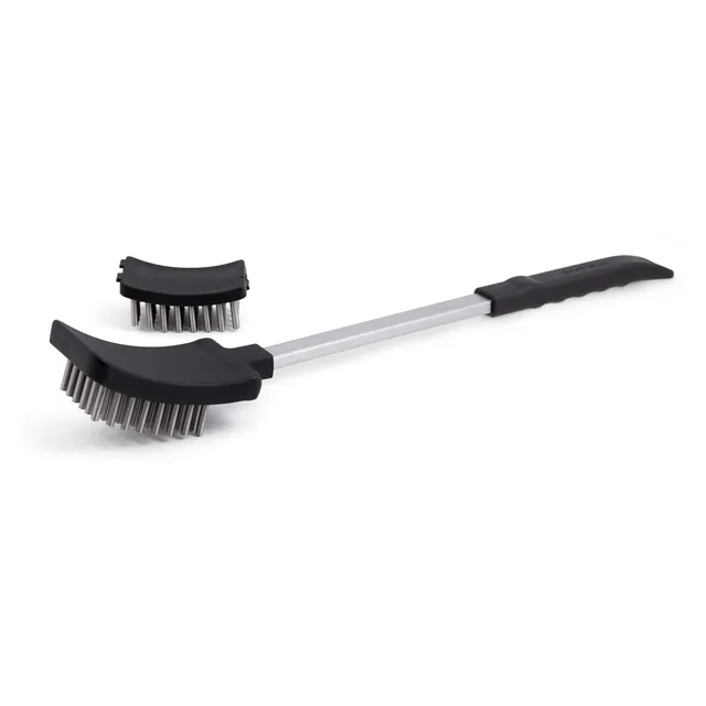 broil-king-baron-coil-spring-grill-brush-spazzola-a-molle-in-acciaio-inox-con-2- image 1