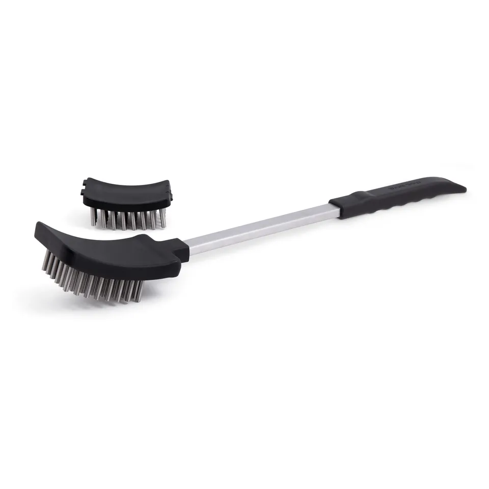 broil-king-baron-coil-spring-grill-brush-spazzola-a-molle-in-acciaio-inox-con-2- image 1