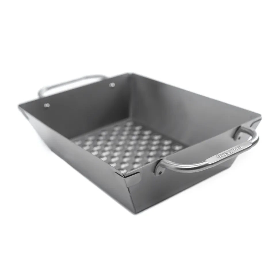 broil-king-wok-per-barbecue-deep-dish-in-acciaio-inossidabile-13-x-9-75-con-mani image 1