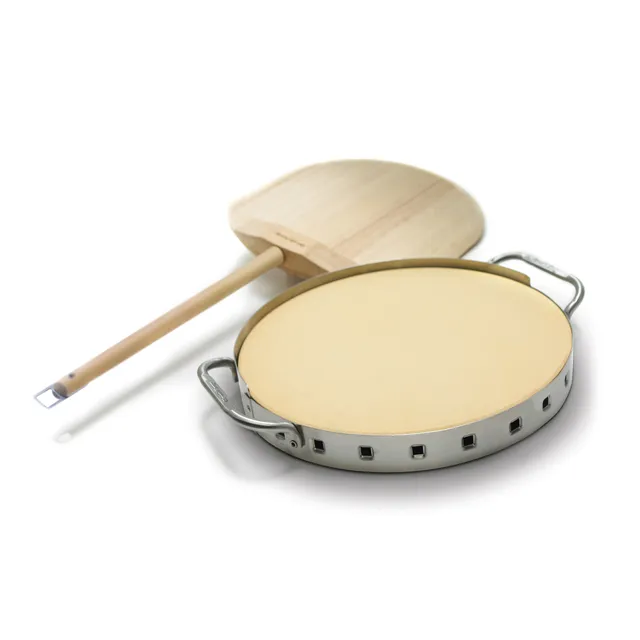 broil-king-pizza-stone-grill-set-set-pizza-con-pietra-refrattaria-13-supporto-in image 1