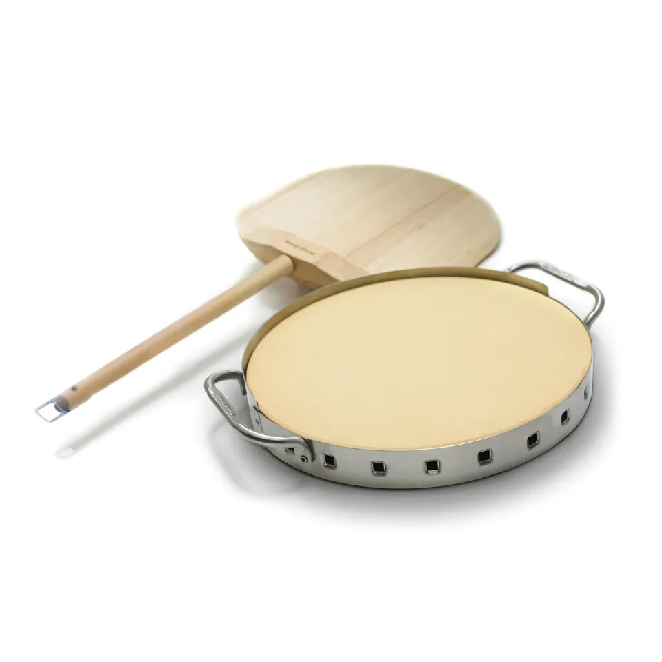 broil-king-pizza-stone-grill-set-set-pizza-con-pietra-refrattaria-13-supporto-in image 1