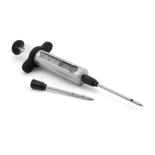 broil-king-marinade-injector-siringa-per-marinare-la-carne-con-doppio-ago-e-fine image 1