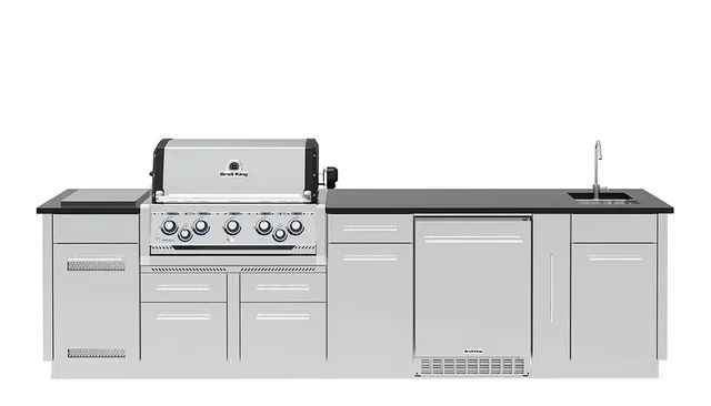 broil-king-imperial-s-690ih-barbecue-a-gas-built-in-con-doppio-forno-per-isola image 1