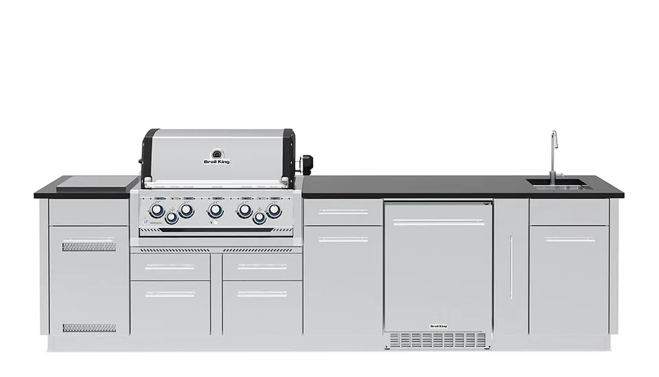 broil-king-imperial-s-690ih-barbecue-a-gas-built-in-con-doppio-forno-per-isola image 1