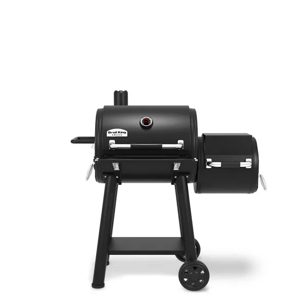 broil-king-regal-400-charcoal-offset-smoker-offset-a-carbone-con-griglie-in-ghis image 1