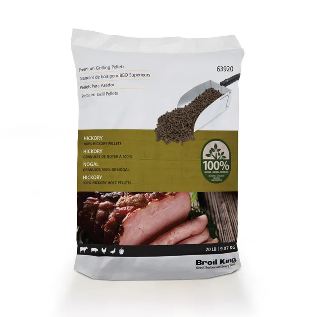 broil-king-63920-hickory-wood-pellets-pellet-premium-100-hickory-per-barbecue-a- image 1