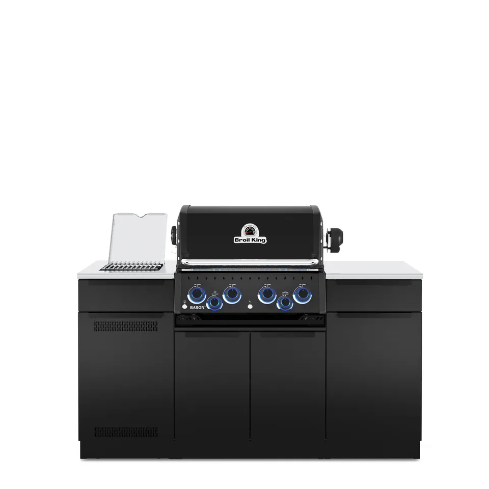 broil-king-baron-490i-pro-ir-shadow-cucina-da-esterno-isola-barbecue-smart-a-gas image 1