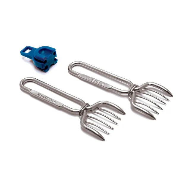 broil-king-meat-claws-kit-multiplo-con-spondiera-in-acciaio-inox-e-6-spiedini-a- image 1