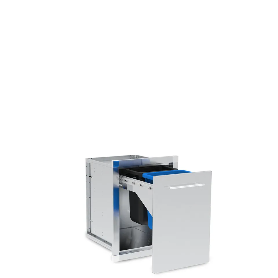 broil-king-enclosed-waste-organizer-assembly-modulo-pull-out-per-rifiuti-in-acci image 1