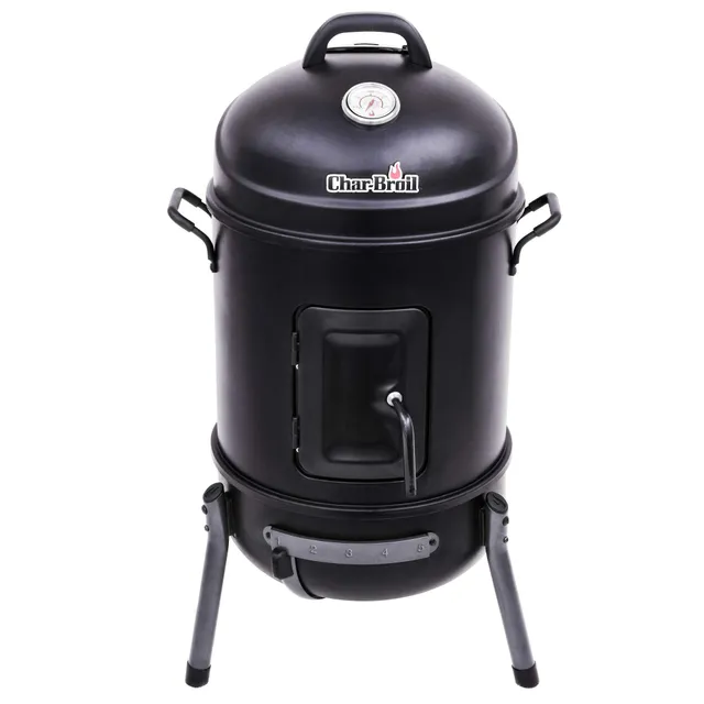 char-broil-140871-bullet-smoker-affumicatore-verticale-a-carbonella-nero-griglia image 1