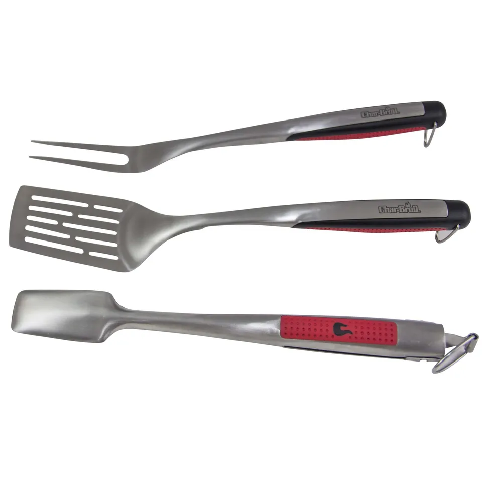 char-broil-140-767-set-utensili-barbecue-3-pezzi-comfort-grip-in-acciaio-inox-sp image 1