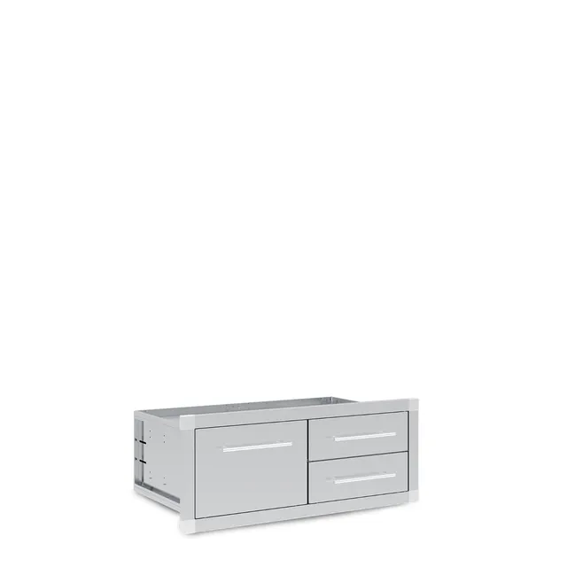 broil-king-enclosed-2-drawer-1-drawer-modulo-cassetti-in-acciaio-inox-304-da-inc image 1