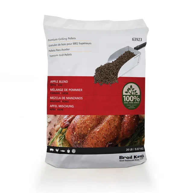 broil-king-apple-blend-wood-pellets-pellet-per-barbecue-100-naturali-alla-mela-m image 1