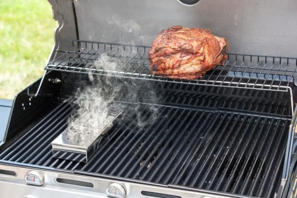 char-broil-140-552-affumicatore-in-acciaio-inox-per-barbecue-aroma-di-legno-affu image 3