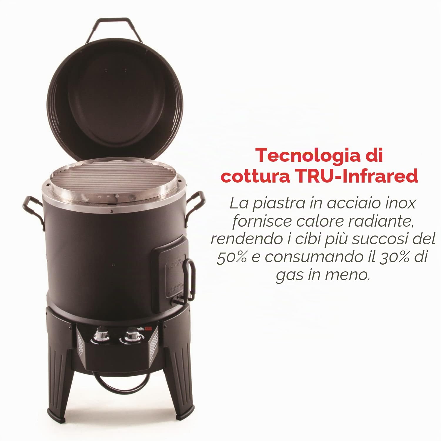 char-broil-big-easy-smoker-roaster-e-grill-tru-infrared-a-gas-nero image 2