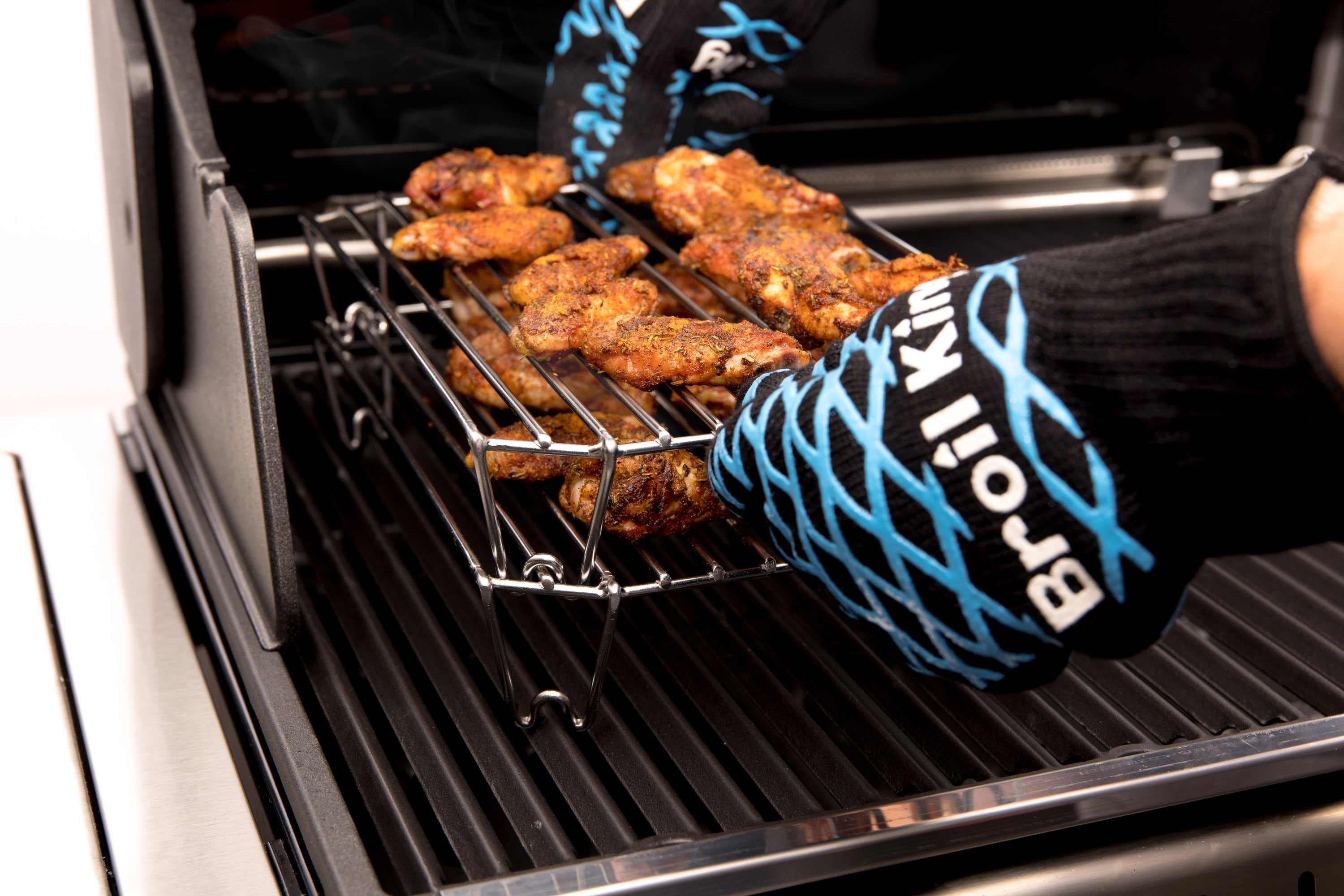 broil-king-stack-a-rack-doppio-ripiano-multiplo-in-acciaio-per-arrostire-e-affum image 4