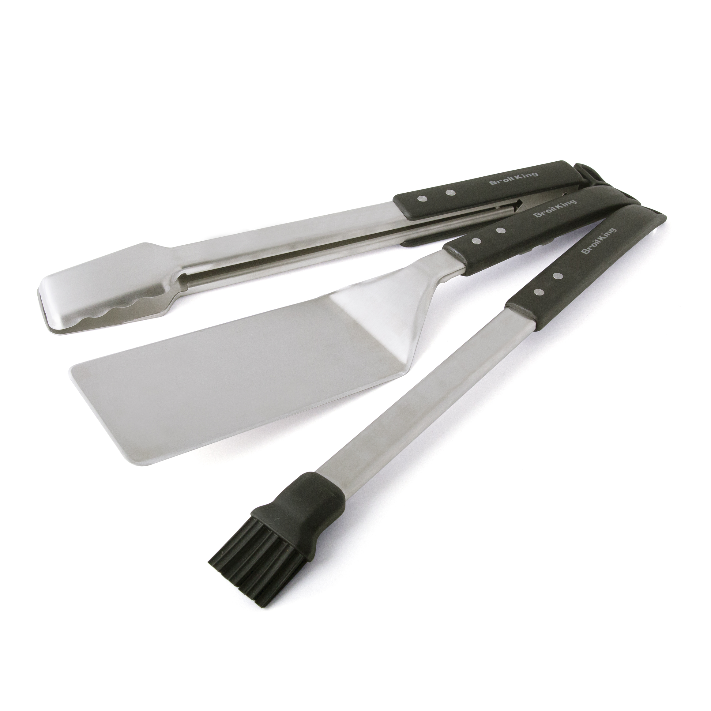 broil-king-imperial-tool-set-3-piece-set-utensili-barbecue-con-paletta-super-fli image 1