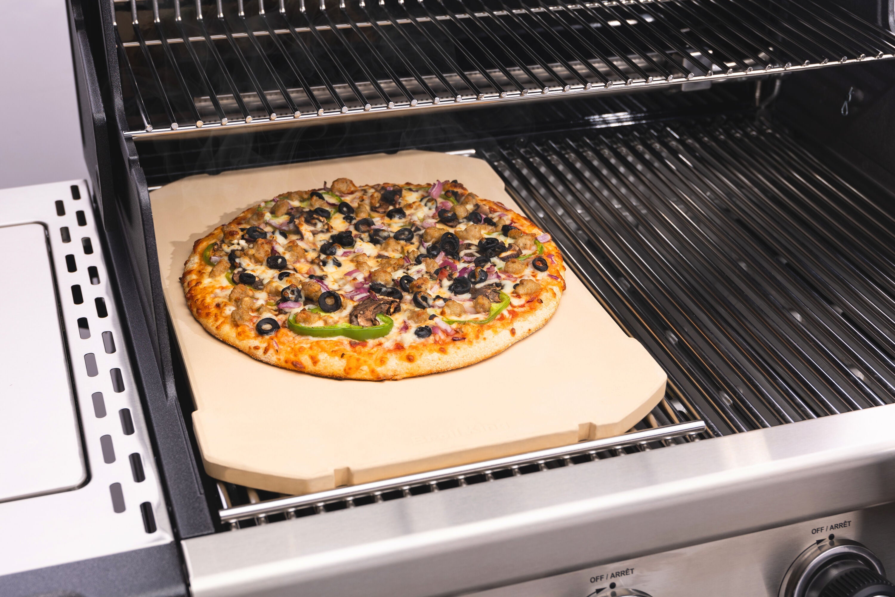 broil-king-rectangular-pizza-stone-pietra-refrattaria-rettangolare-exact-fit-per image 3
