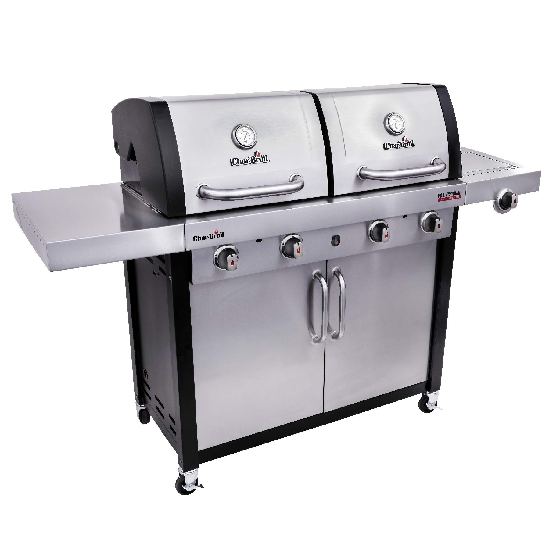 char-broil-professional-4600-s-barbecue-a-gas-4-fuochi-con-doppia-camera-di-cott image 2