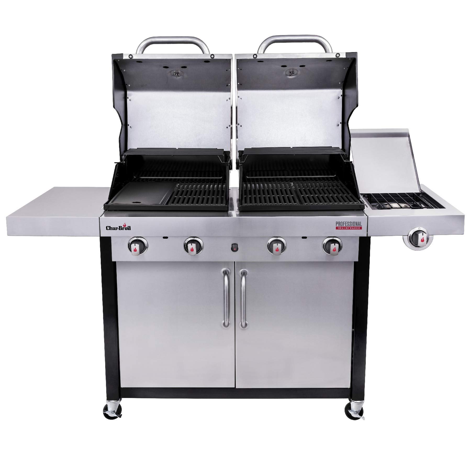 char-broil-professional-4600-s-barbecue-a-gas-4-fuochi-con-doppia-camera-di-cott image 4