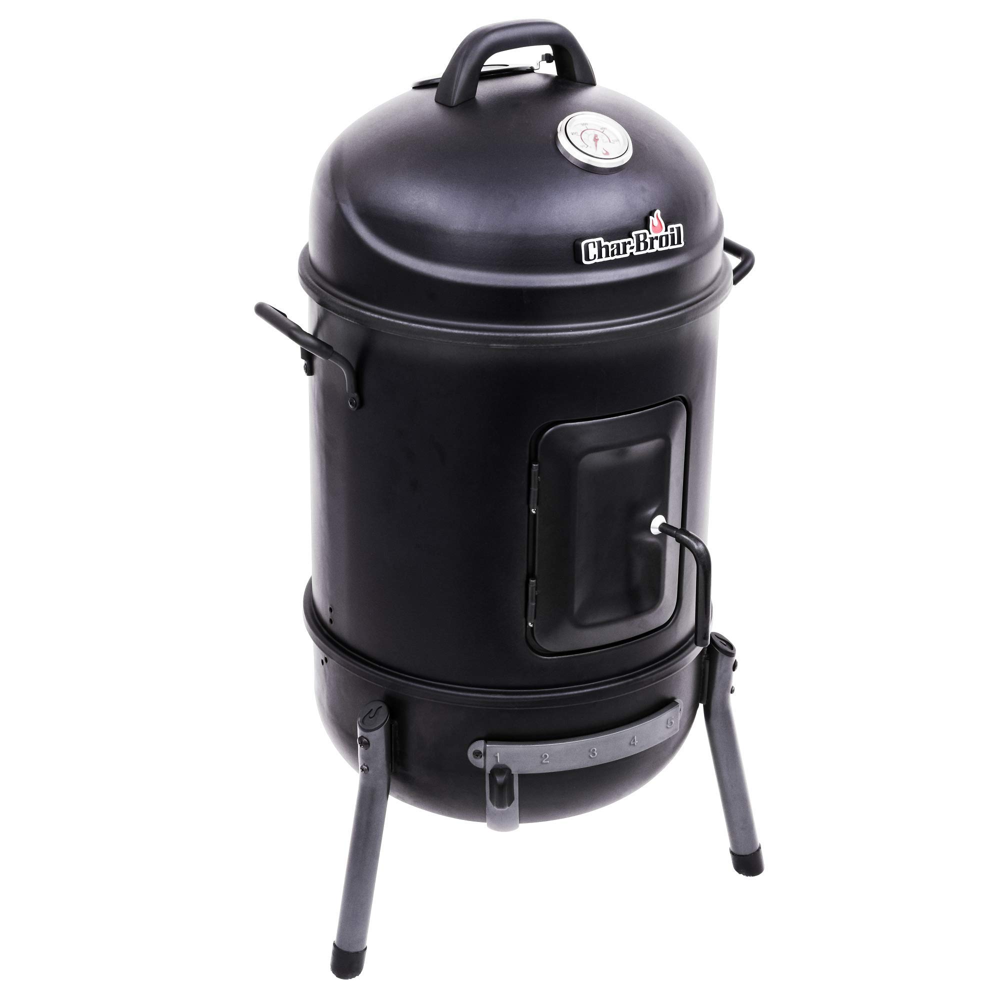 char-broil-140871-bullet-smoker-affumicatore-verticale-a-carbonella-nero-griglia image 2