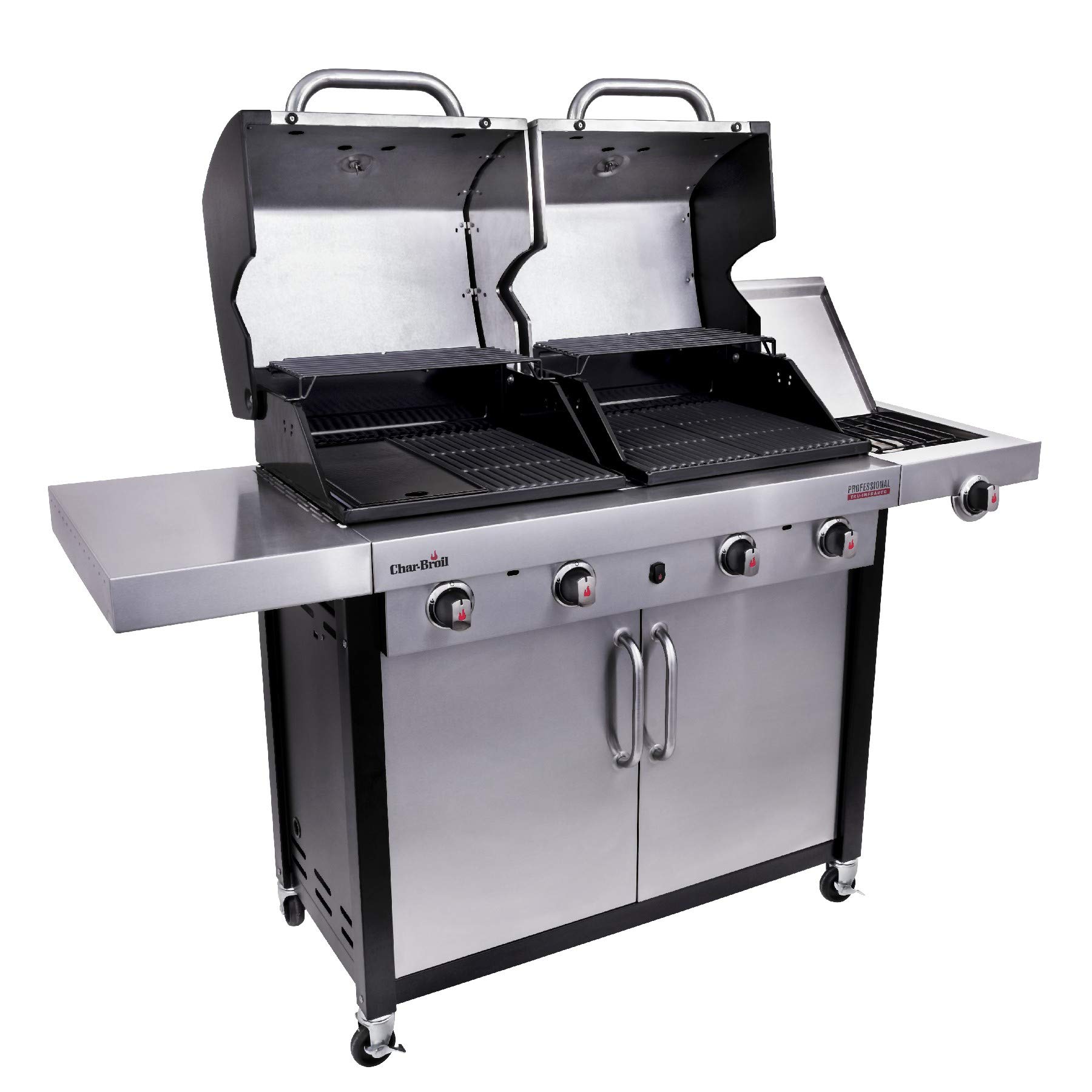 char-broil-professional-4600-s-barbecue-a-gas-4-fuochi-con-doppia-camera-di-cott image 5