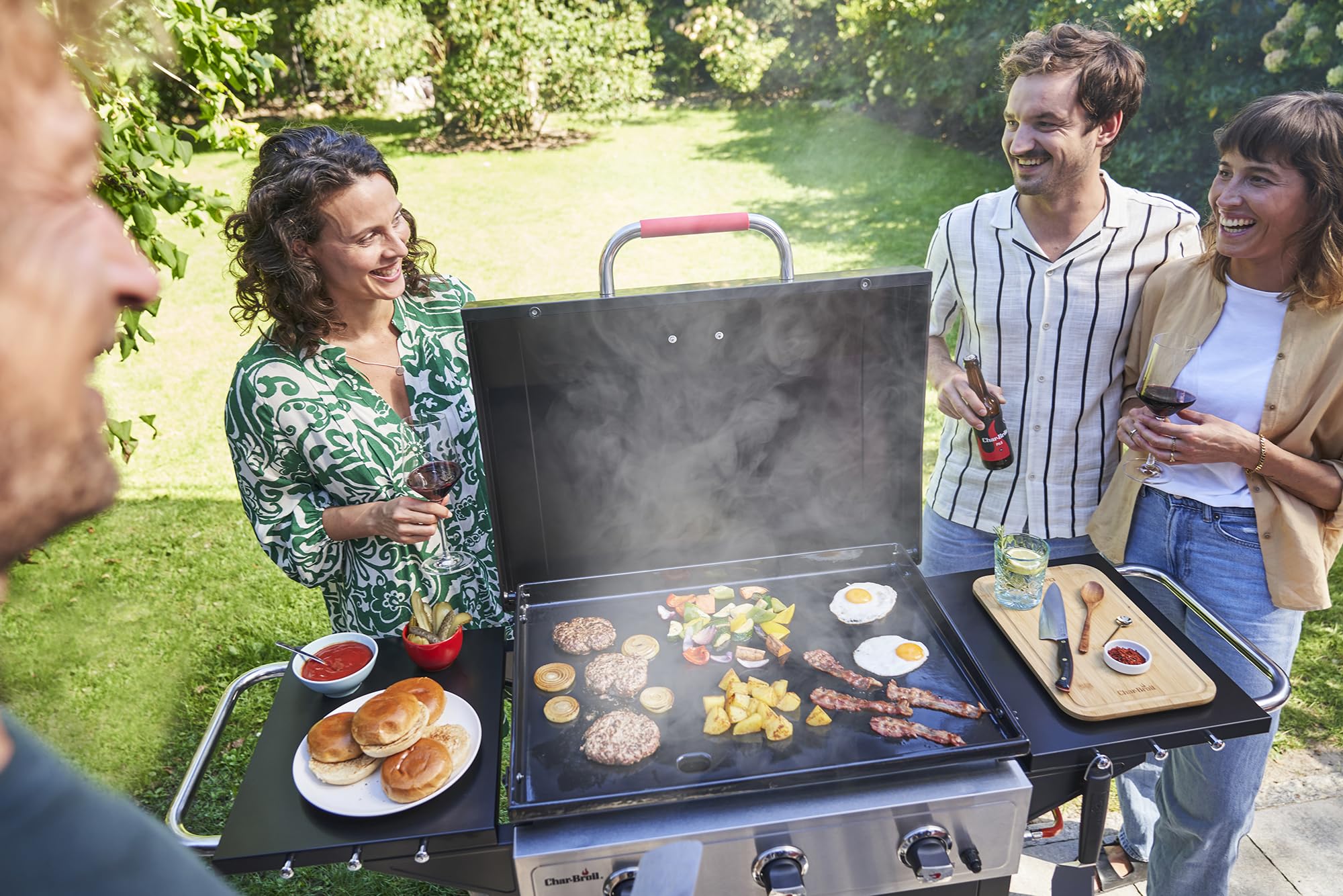 char-broil-griddle-3400-barbecue-a-gas-con-piastra-in-ghisa-48-x-68-cm-vassoio-g image 7