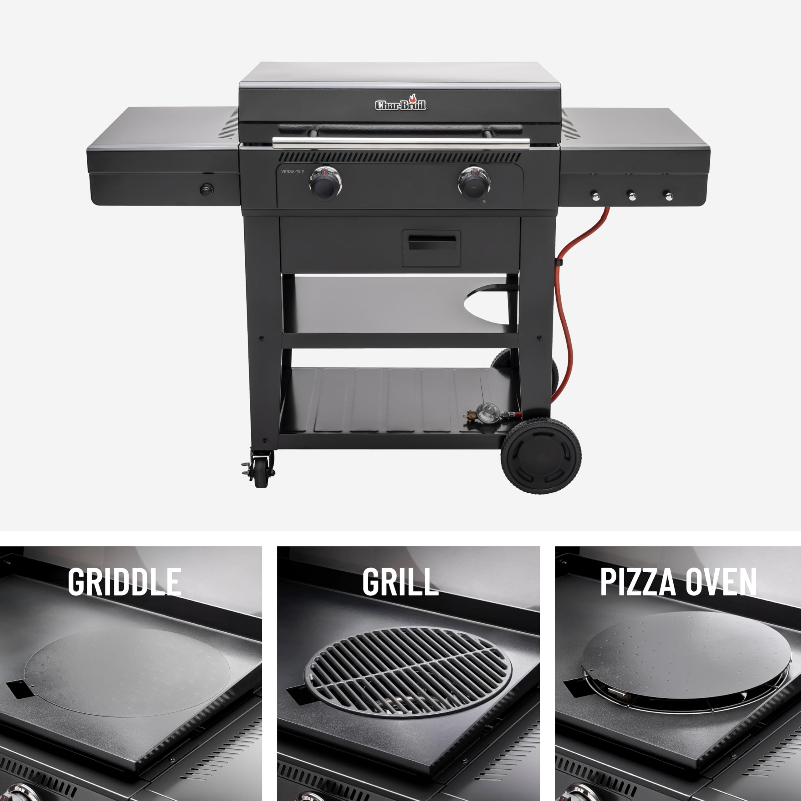 char-broil-versa-tile-griglia-a-gas-plancha-3-in-1-sistema-di-piastrellatura-gri image 2