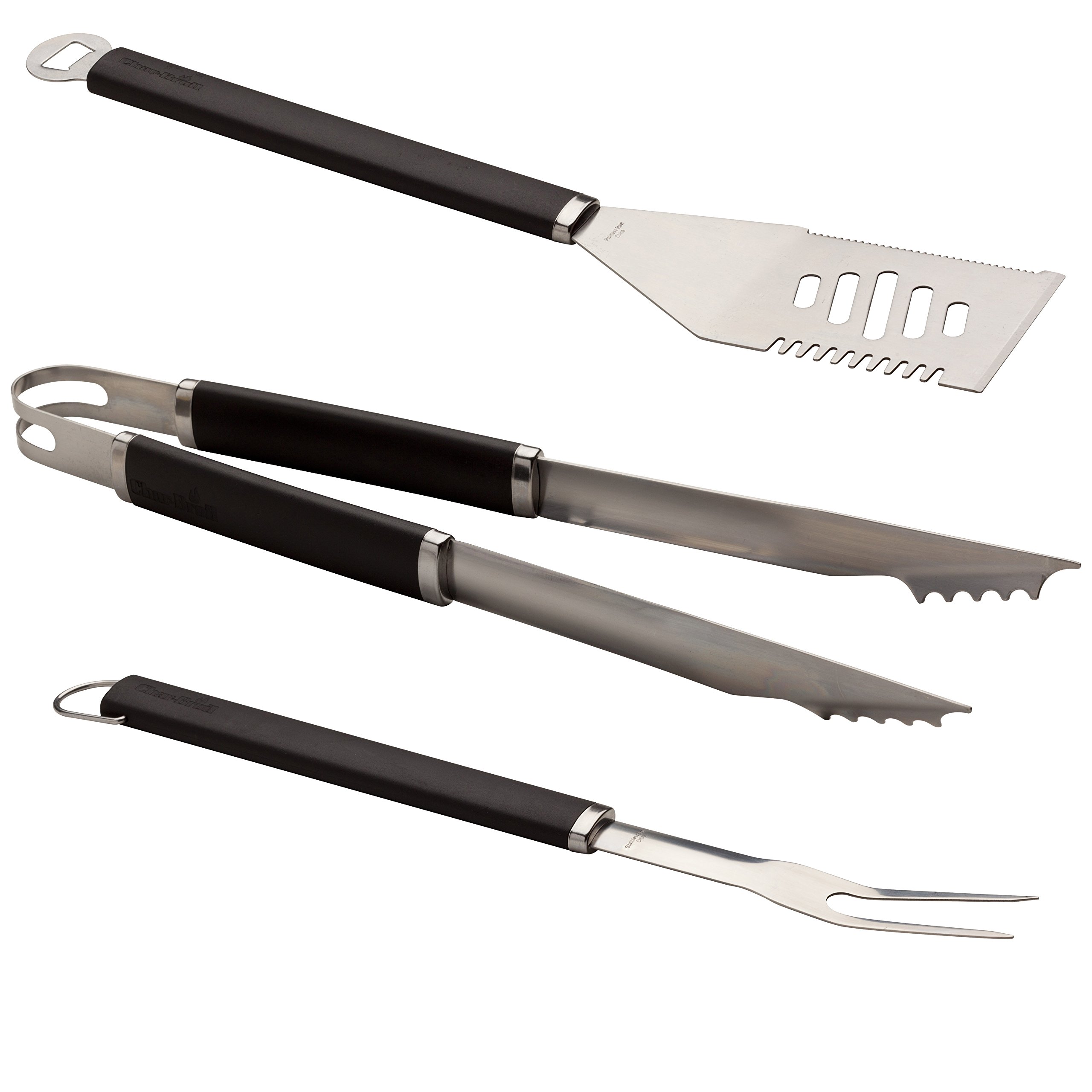 char-broil-140-545-set-utensili-barbecue-3-pezzi-in-acciaio-inox image 1