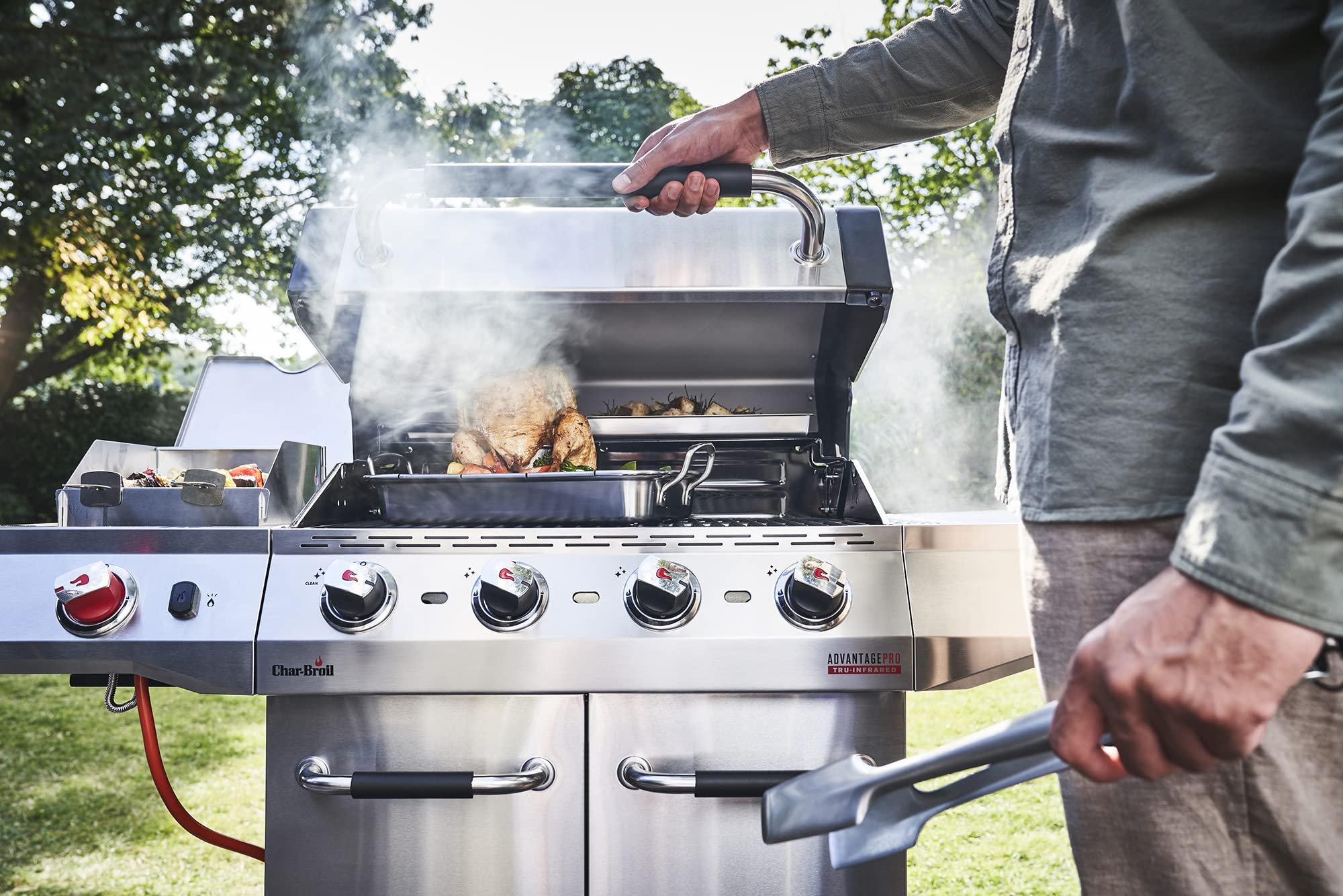 char-broil-advantage-pro-s-4-barbecue-a-gas-4-fuochi-in-acciaio-inox-con-tru-inf image 5