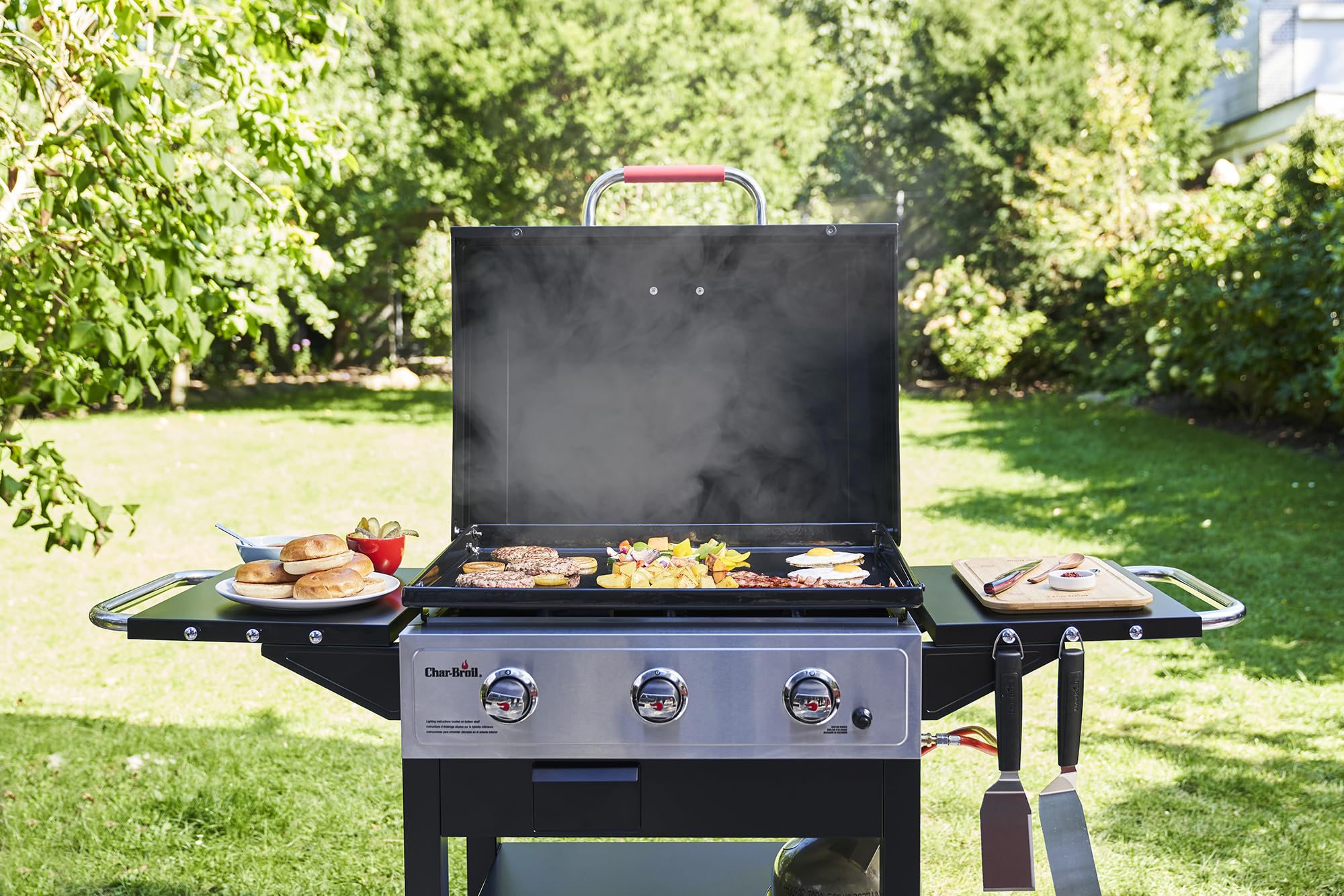 char-broil-griddle-3400-barbecue-a-gas-con-piastra-in-ghisa-48-x-68-cm-vassoio-g image 8