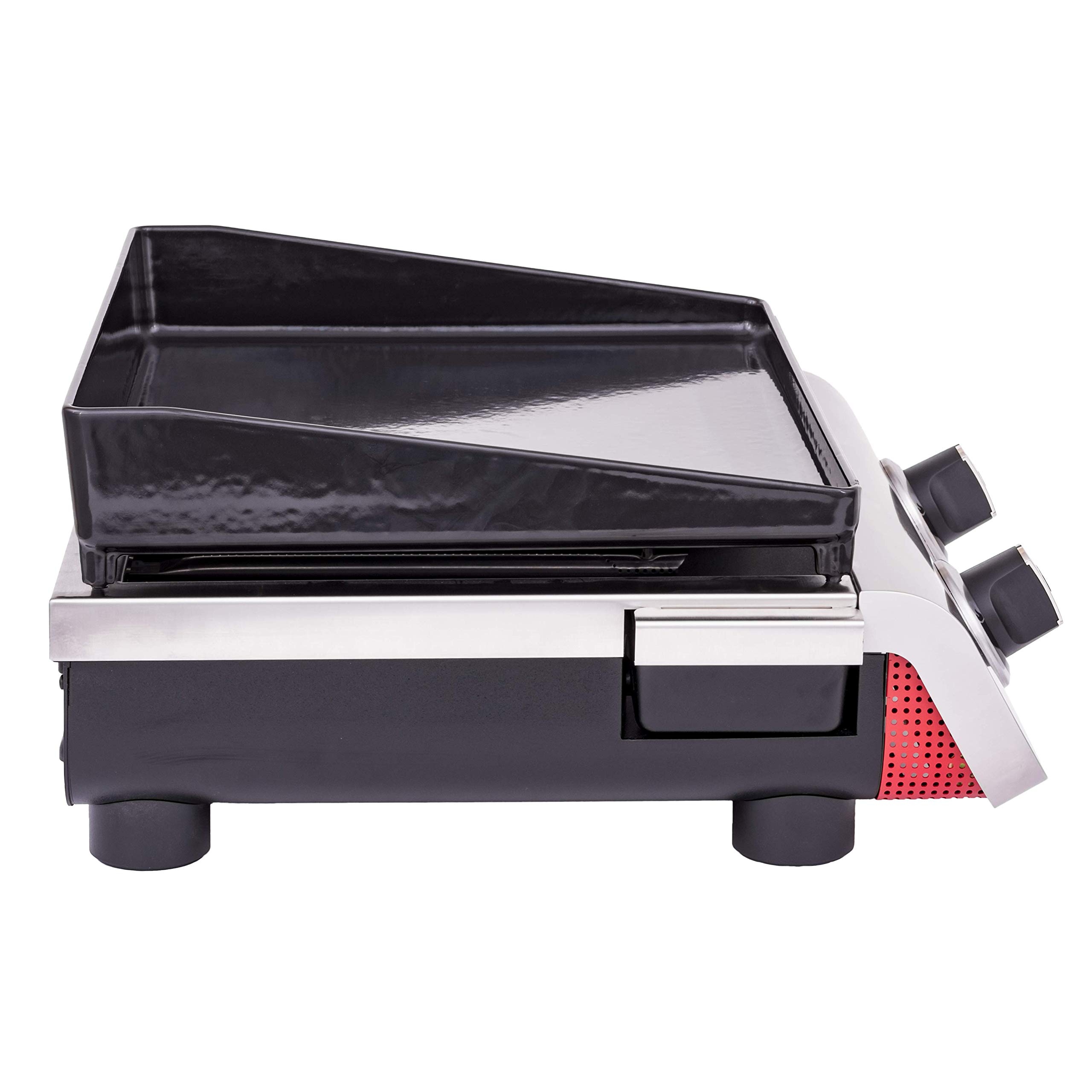 char-broil-verano-200-plancha-piastra-da-cucina-a-2-fuochi-con-finitura-in-accia image 6