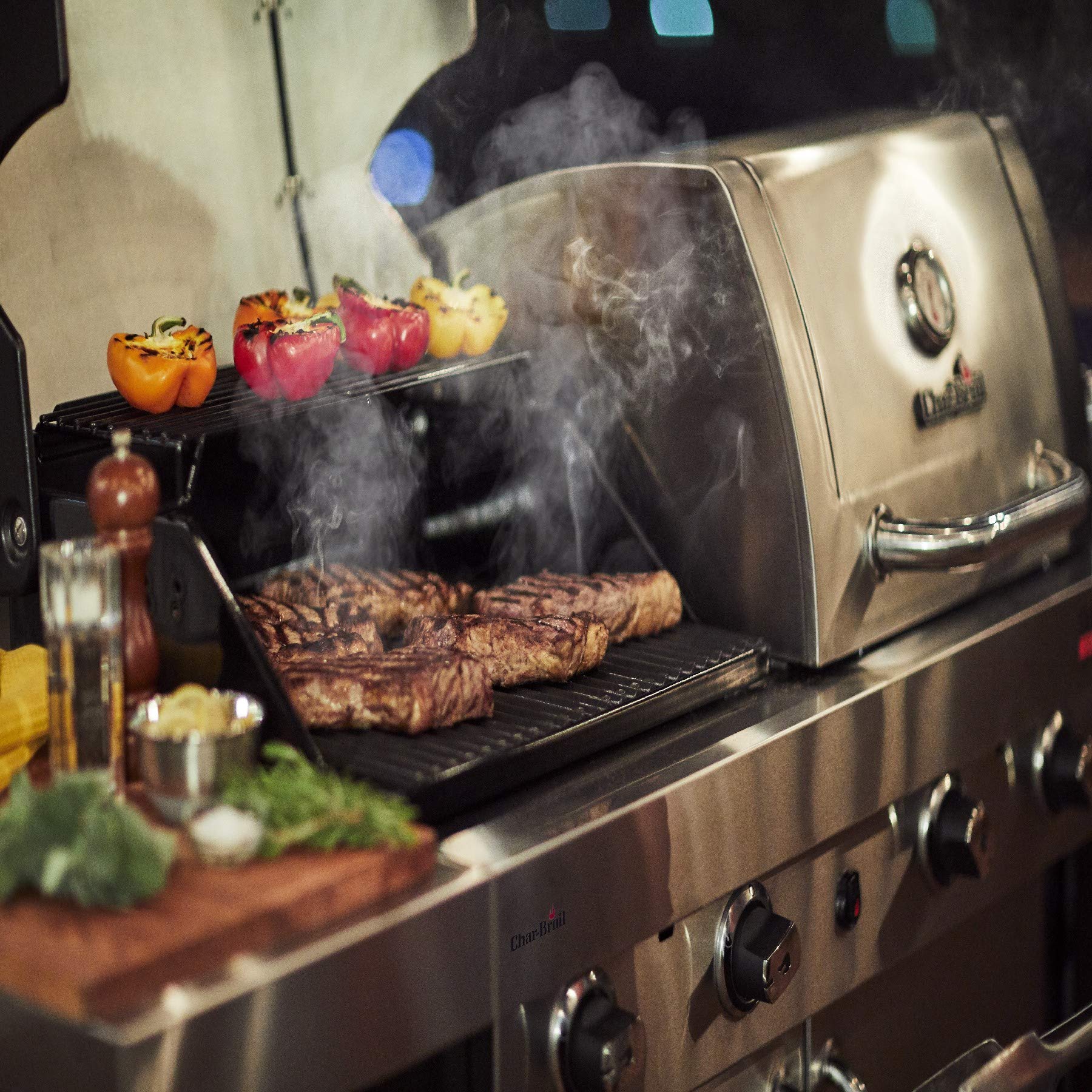 char-broil-professional-4600-s-barbecue-a-gas-4-fuochi-con-doppia-camera-di-cott image 8