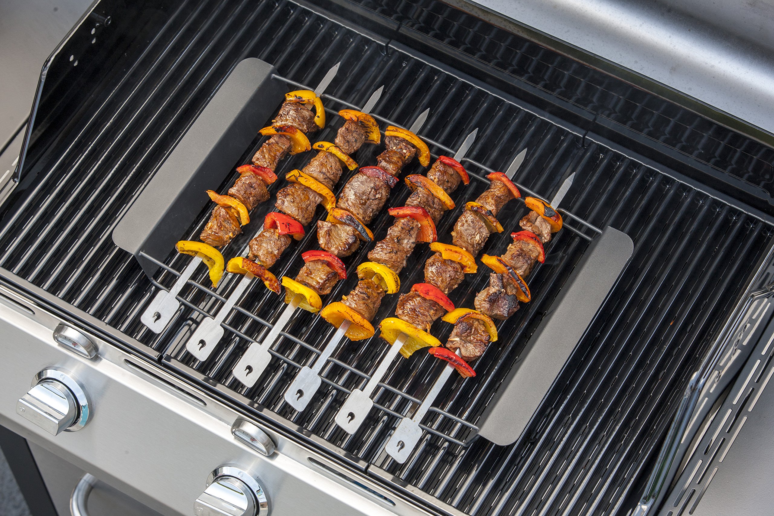 char-broil-140-587-set-spiedini-premium-6-pezzi-con-supporto-in-acciaio-inox image 2