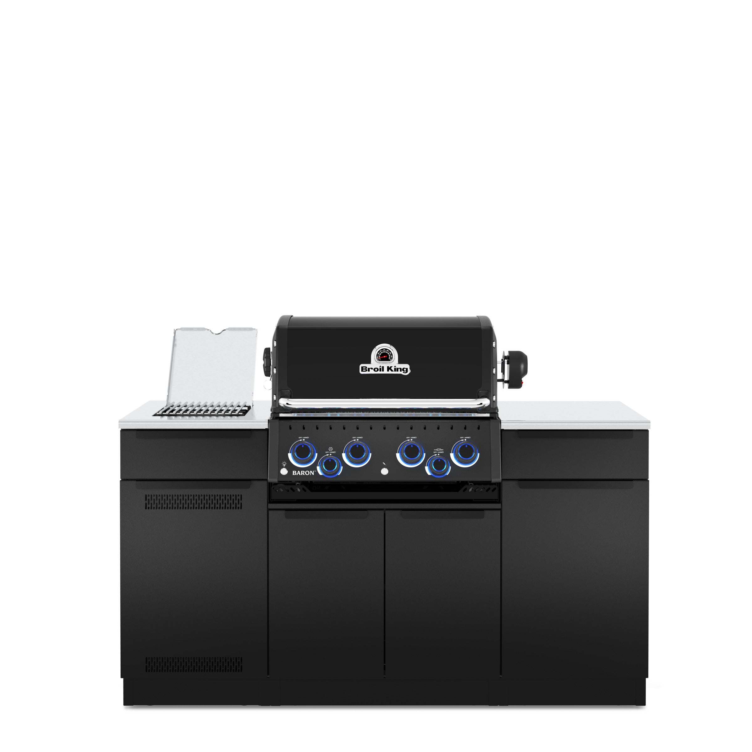 broil-king-baron-490i-pro-ir-shadow-cucina-da-esterno-isola-barbecue-smart-a-gas image 1