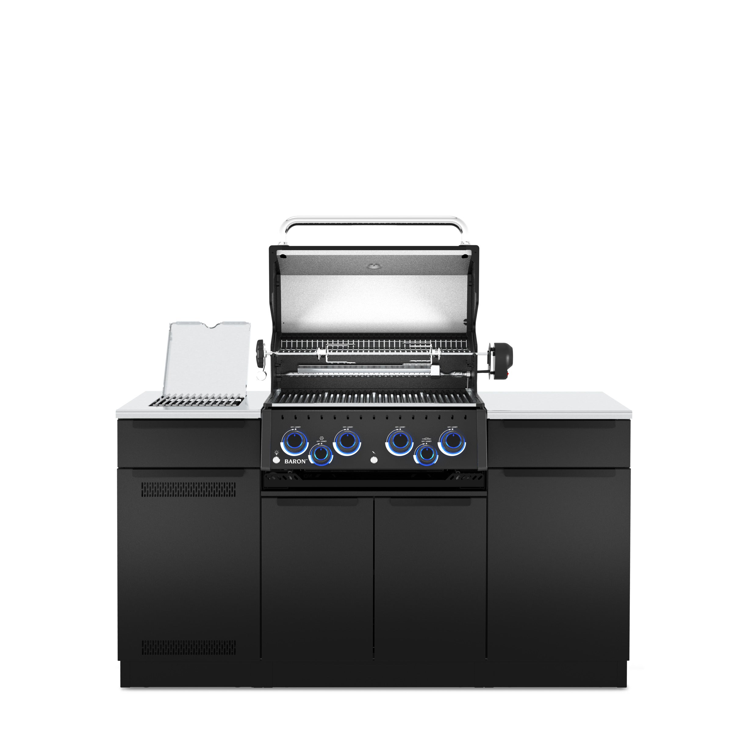 broil-king-baron-490i-pro-ir-shadow-cucina-da-esterno-isola-barbecue-smart-a-gas image 2