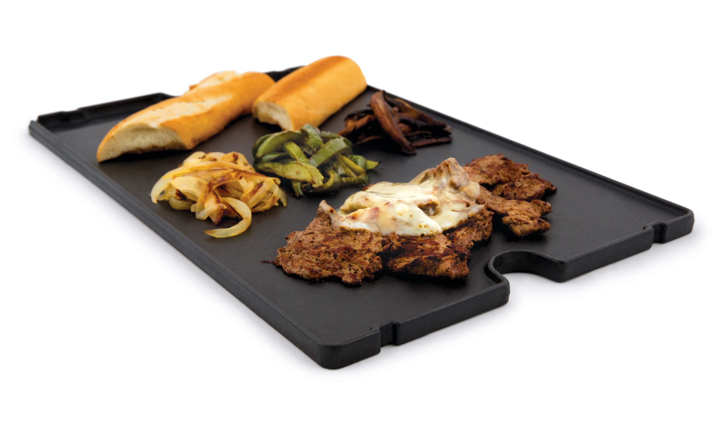 broil-king-exact-fit-griddle-crown-baron-piastra-reversibile-in-ghisa-con-rivest image 3