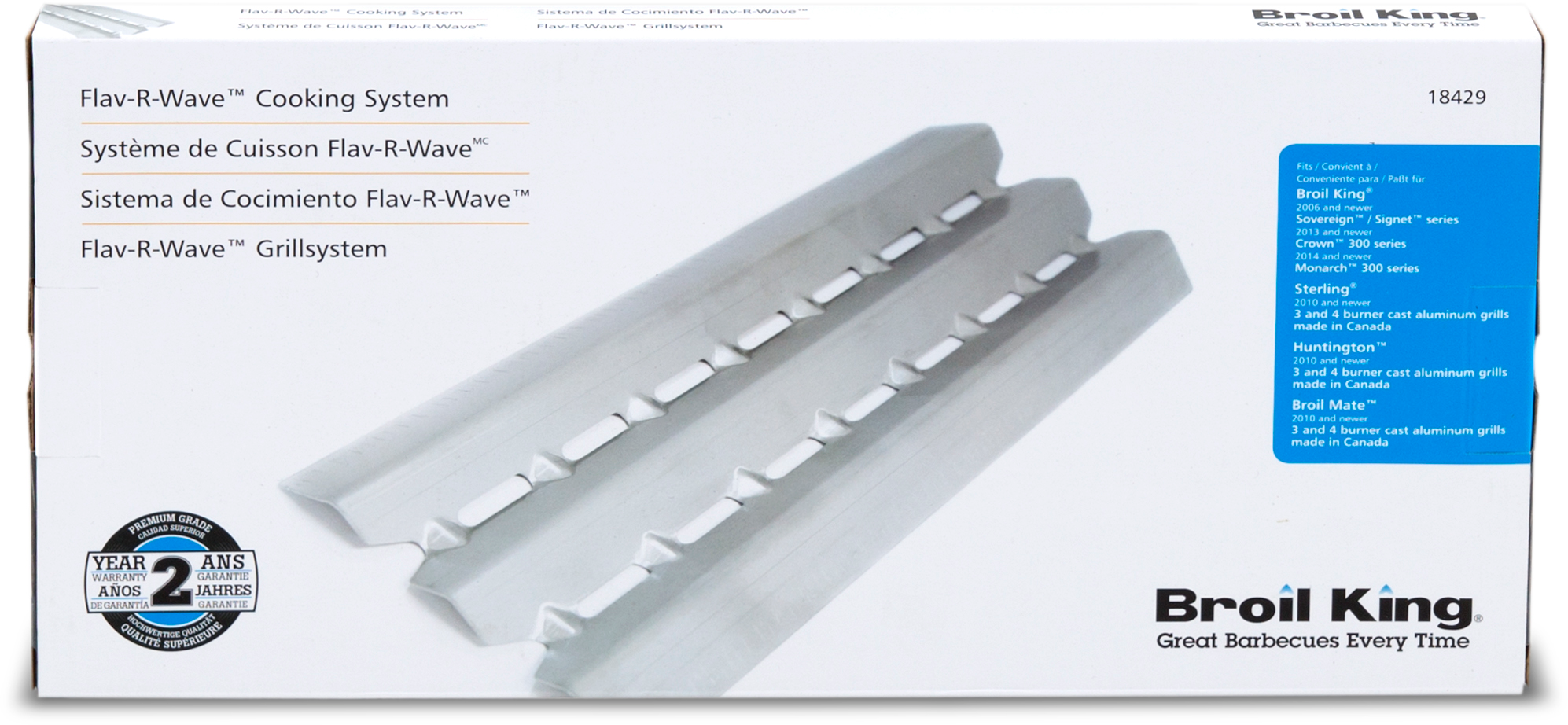 broil-king-flav-r-wave-per-signet-sovereign-piastra-di-ricambio-in-acciaio-inox- image 2