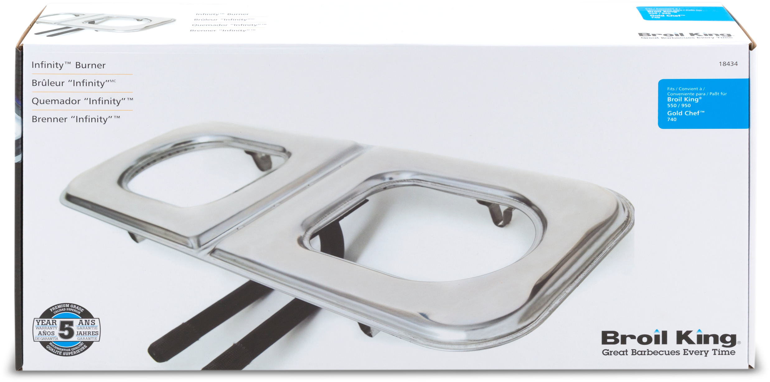 broil-king-infinity-burner-t501-bruciatore-di-ricambio-in-acciaio-inox-20-25-x-8 image 2