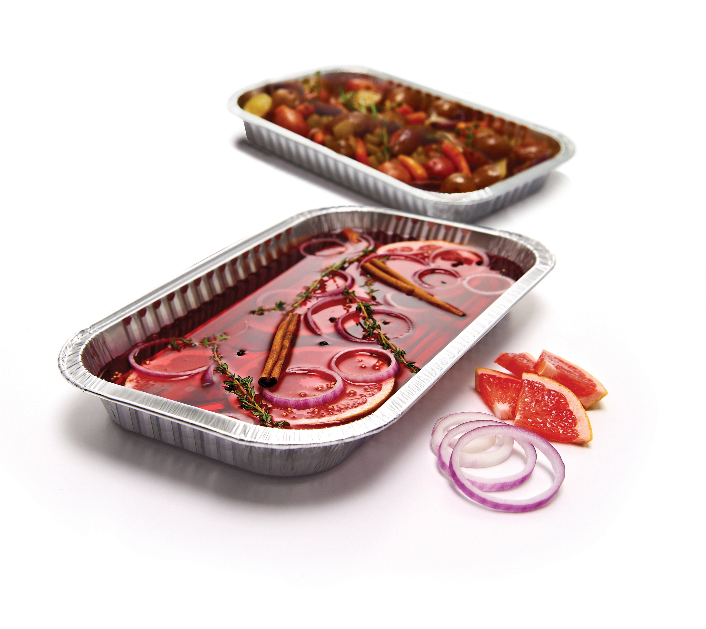 broil-king-narrow-drip-pan-set-3-vassoi-raccogligocce-in-alluminio-15-x-35-cm image 2