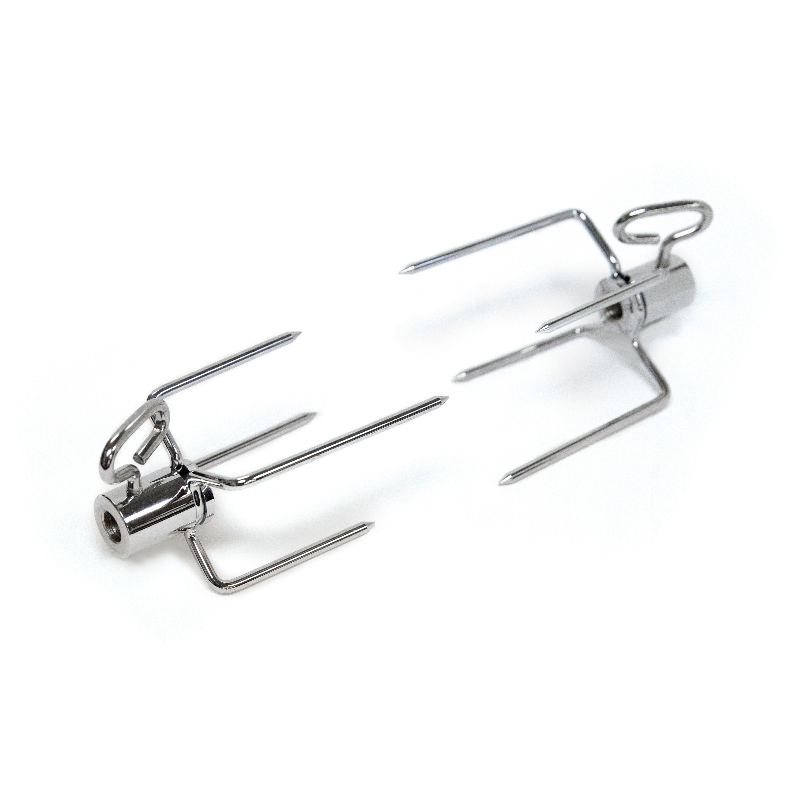 broil-king-rotisserie-forks-forchette-per-girarosto-nichel-cromo-3-8-pollici image 1