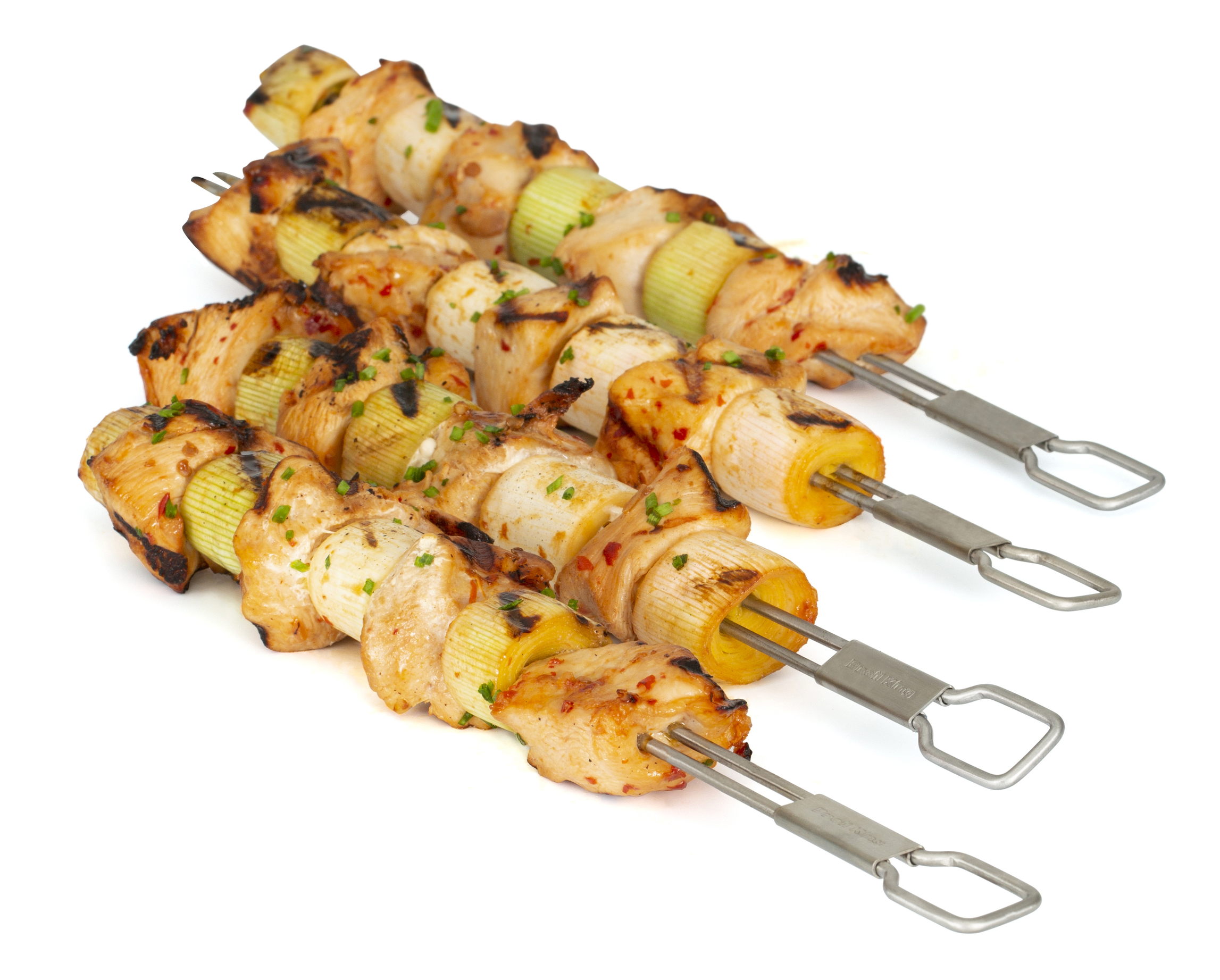 broil-king-dual-prong-skewers-set-di-4-spiedini-a-doppia-punta-in-acciaio-inossi image 2