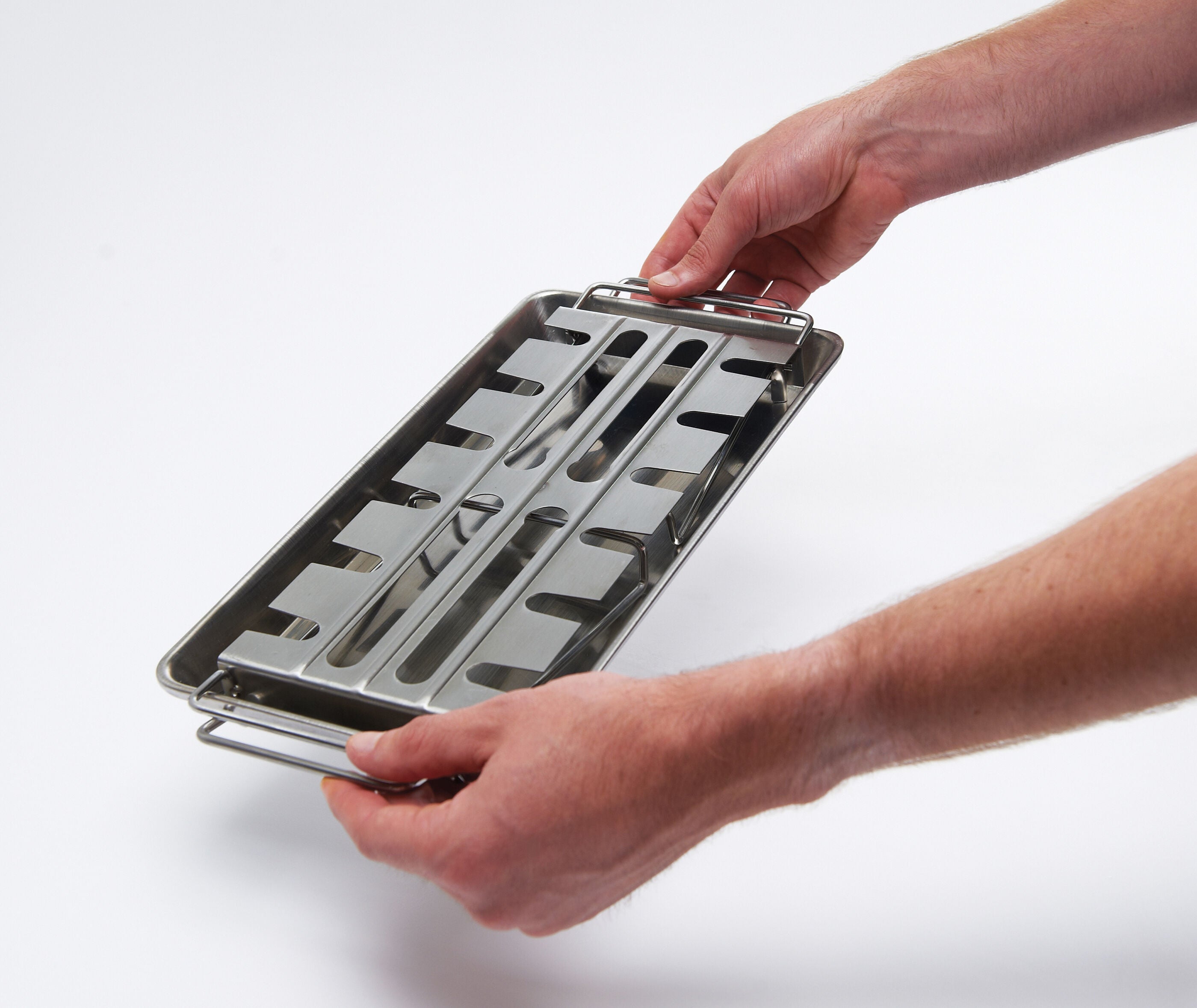 broil-king-wing-rack-pan-rack-pieghevole-e-teglia-in-acciaio-inox-per-ali-di-pol image 3