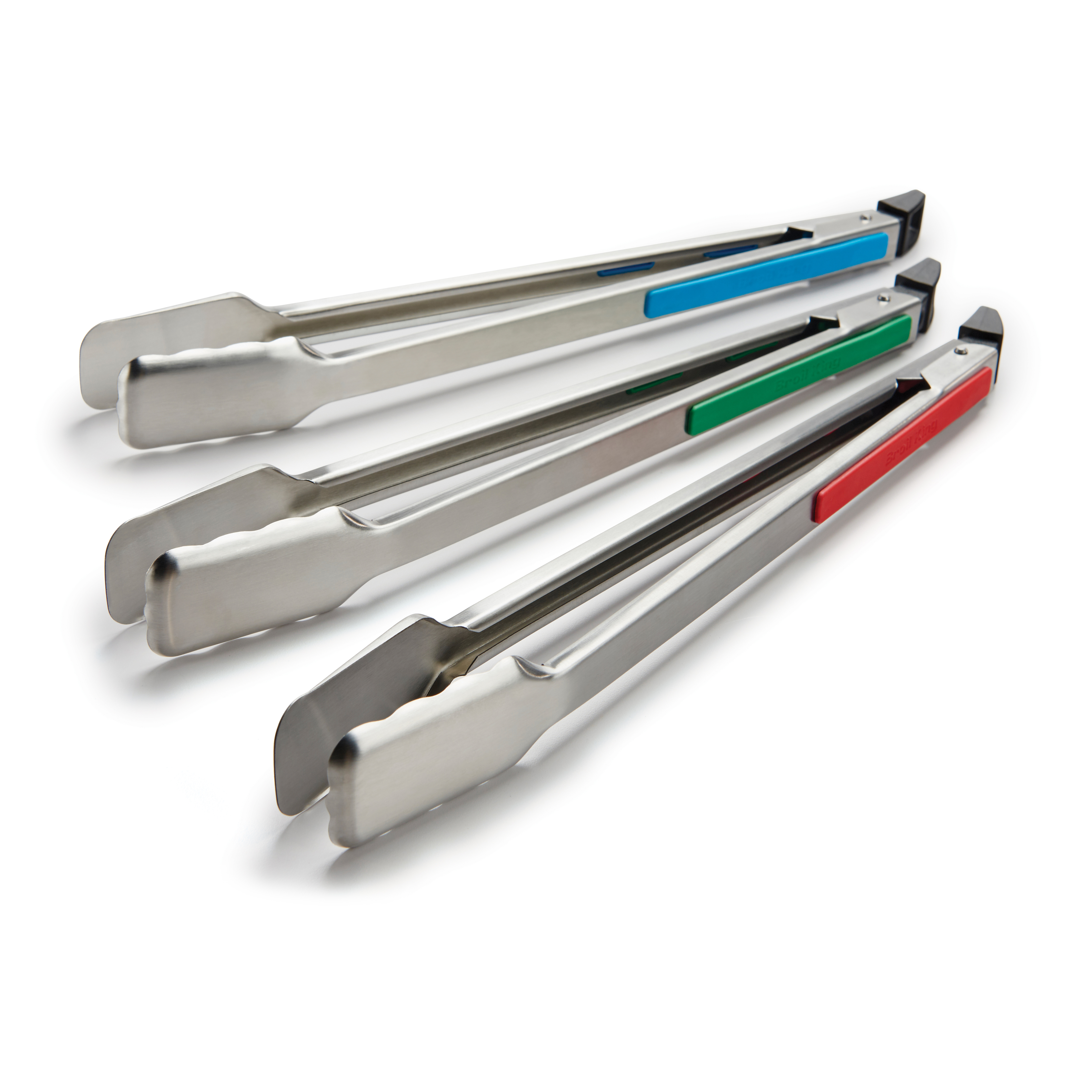 broil-king-3-pack-grilling-tongs-set-3-pinze-barbecue-colorate-16-pollici image 1