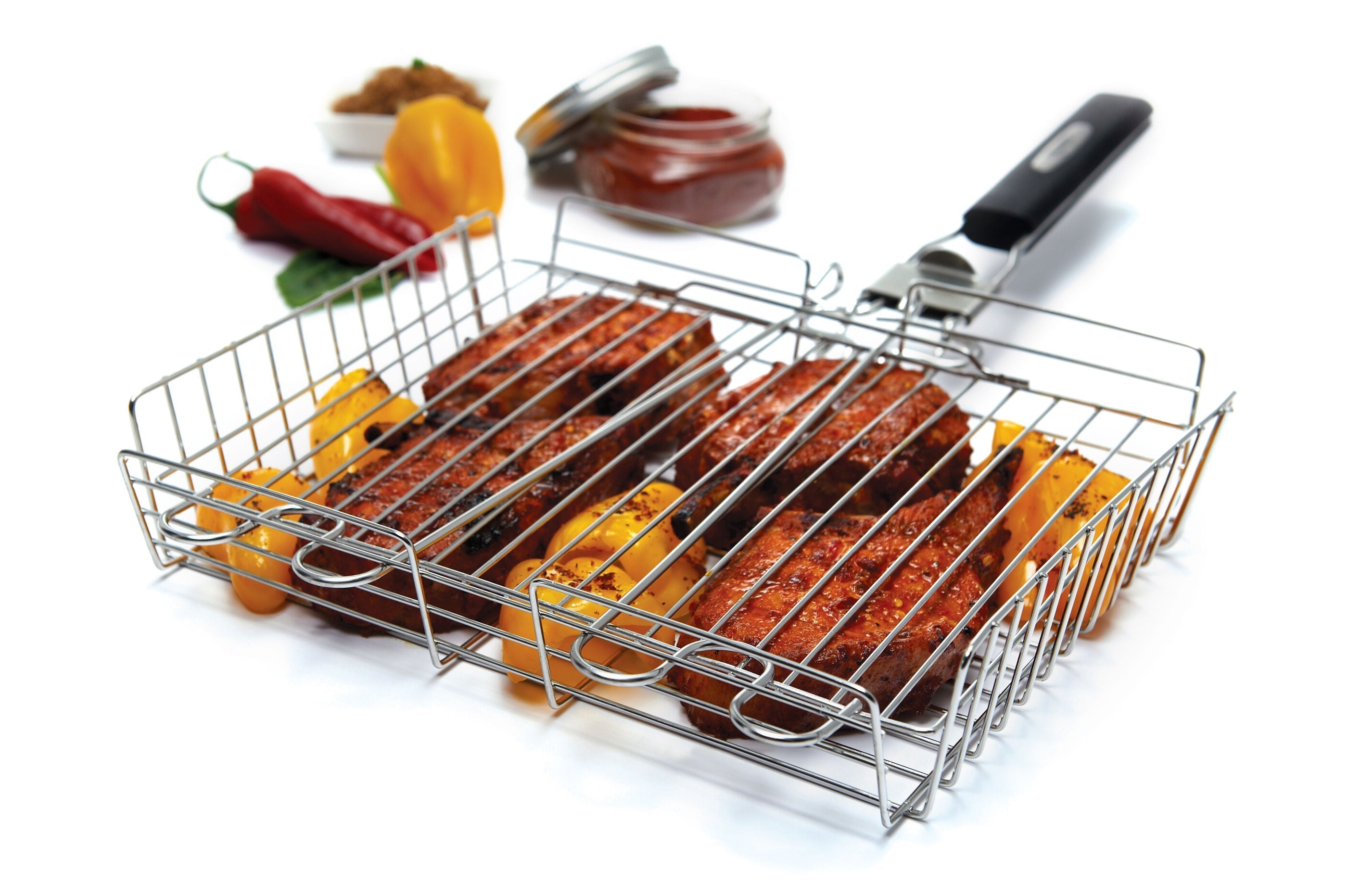 broil-king-detachable-handle-grill-basket-cestello-da-griglia-in-acciaio-inox-30 image 2
