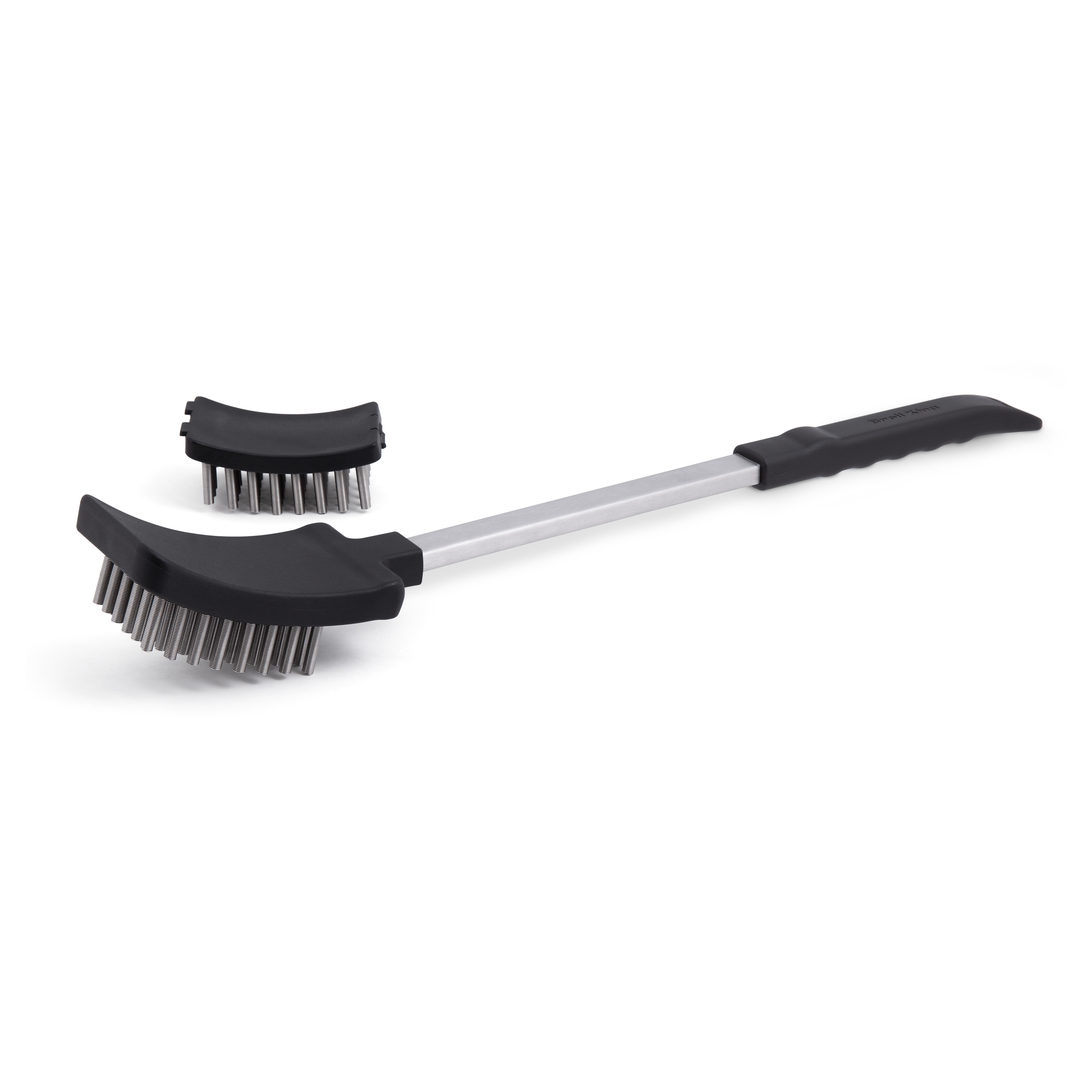 broil-king-baron-coil-spring-grill-brush-spazzola-a-molle-in-acciaio-inox-con-2- image 1
