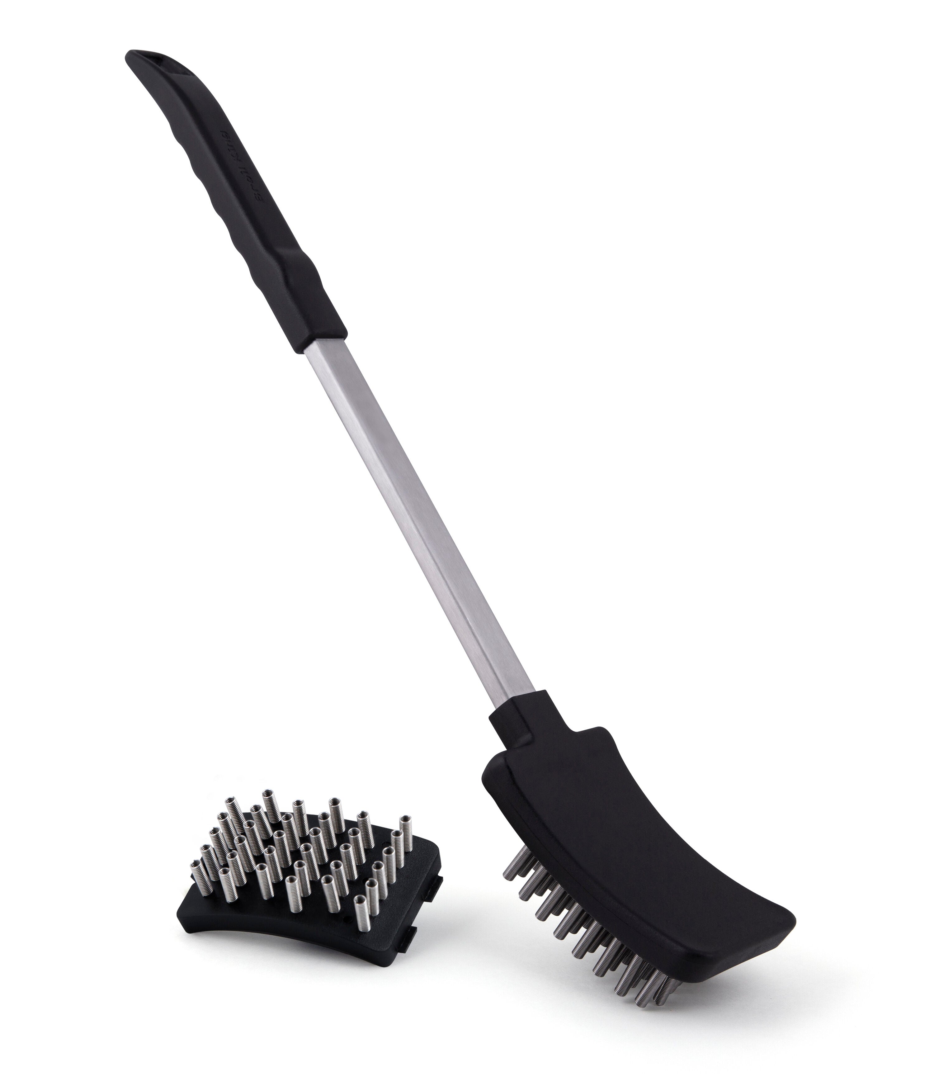 broil-king-baron-coil-spring-grill-brush-spazzola-a-molle-in-acciaio-inox-con-2- image 2