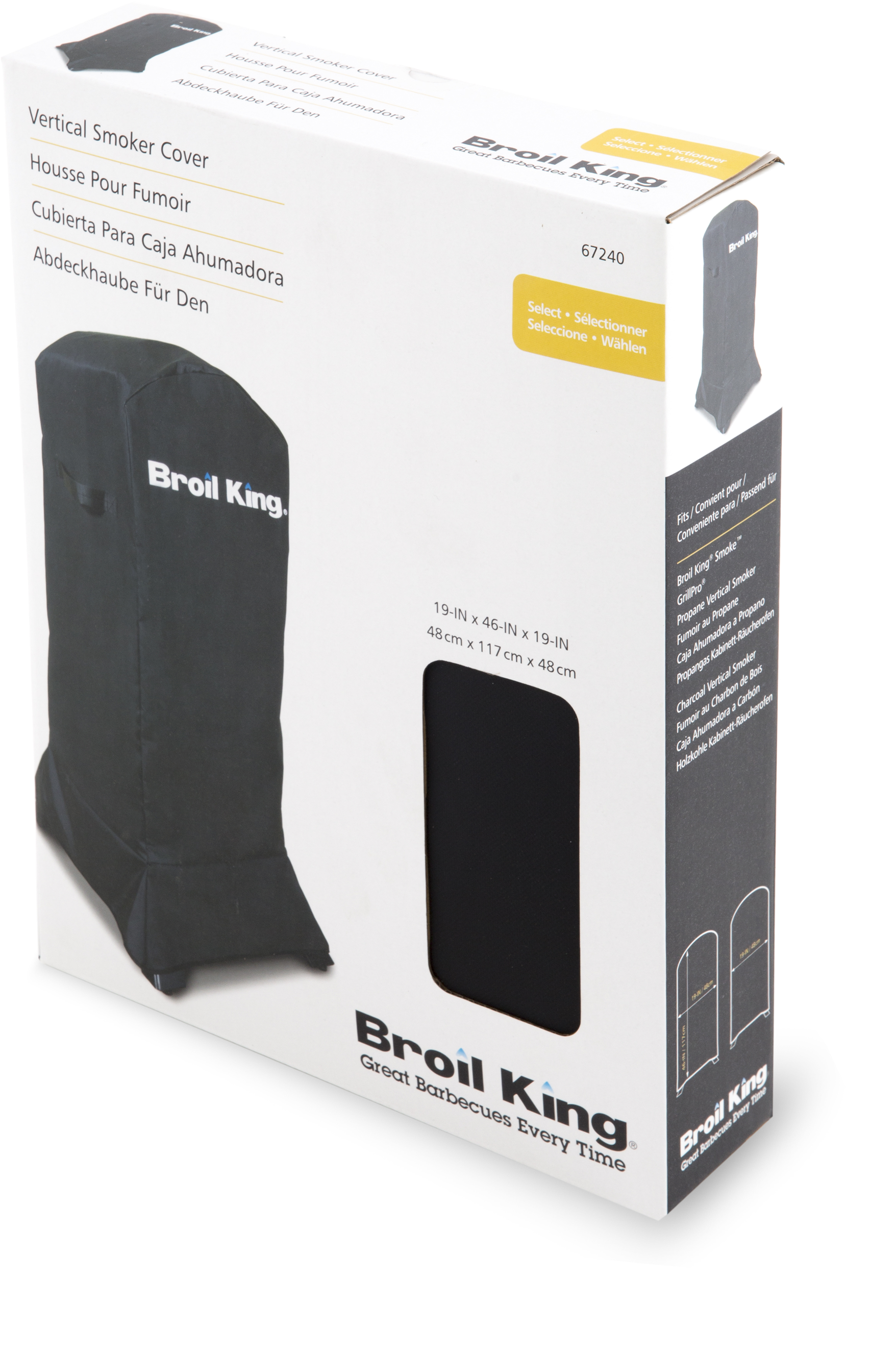 broil-king-select-cabinet-smoker-cover-copertura-per-smoker-verticale-impermeabi image 2