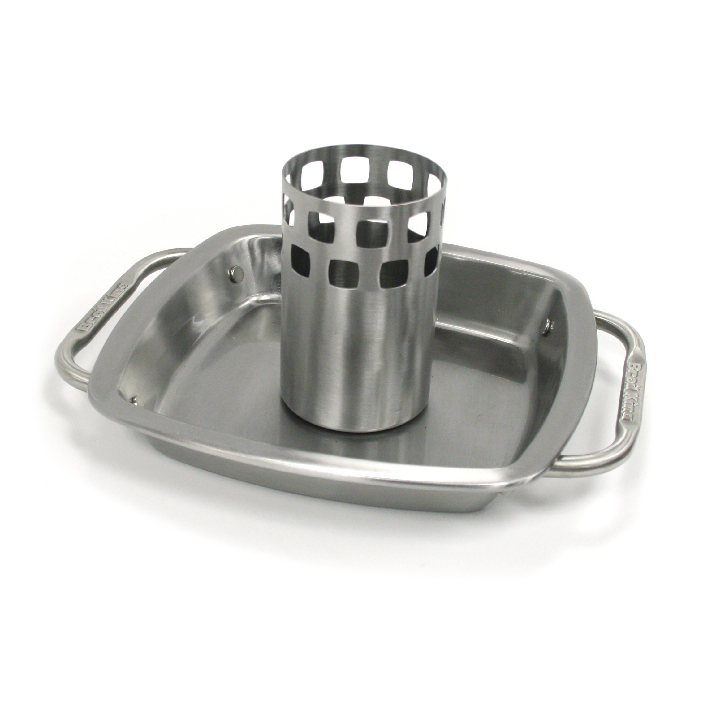 broil-king-imperial-chicken-roaster-with-pan-supporto-pollo-alla-birra-100-accia image 1