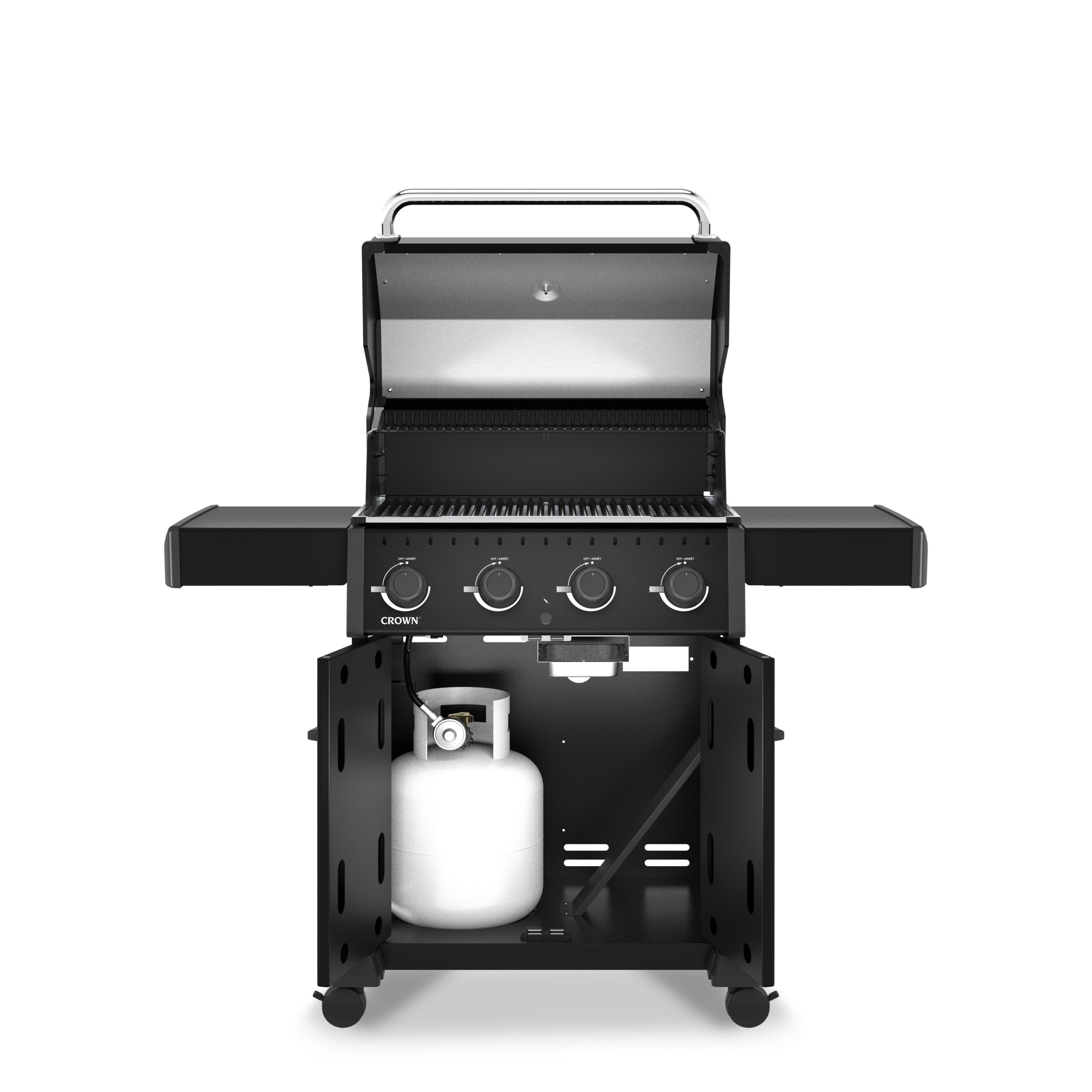 broil-king-crown-420-shadow-barbecue-a-gas-3-bruciatori-con-griglie-in-ghisa-a-3 image 2